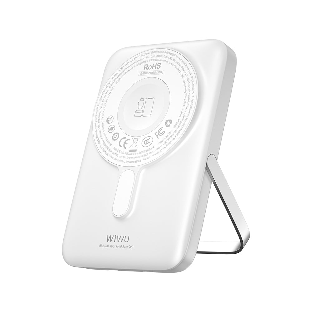 Wi-P077 Pioneer Serisi Standlı Wireless Şarjlı Pd 20W Powerbank 10000Mah 15W