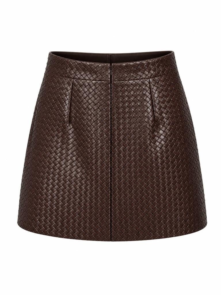 Woven Mini Skirt
