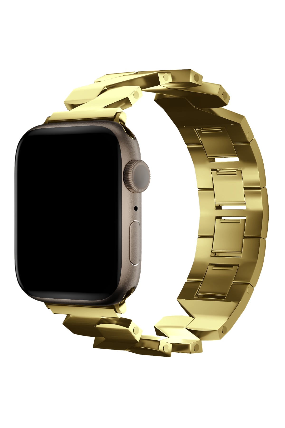 Apple Watch Uyumlu Zigzag Loop Kordon Gold