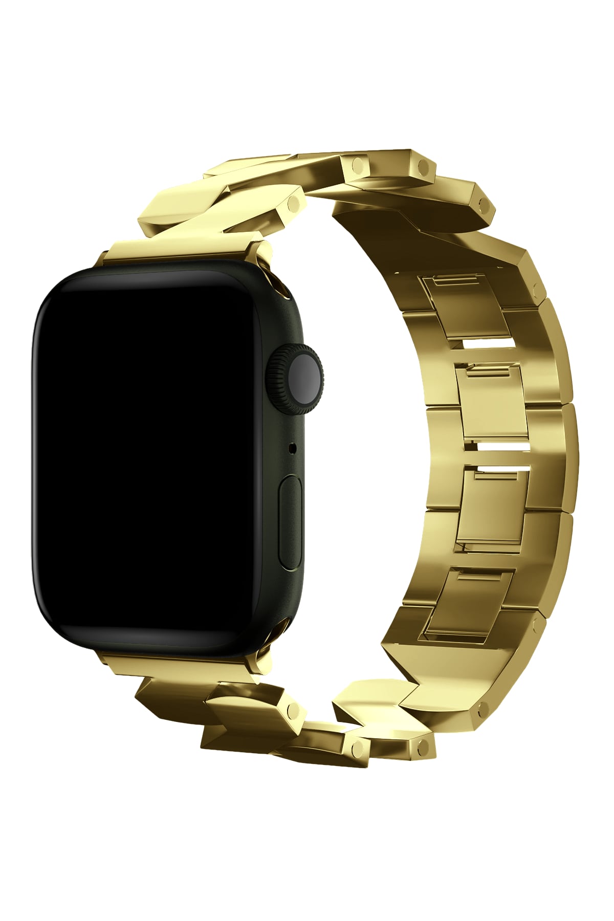Apple Watch Uyumlu Zigzag Loop Kordon Gold