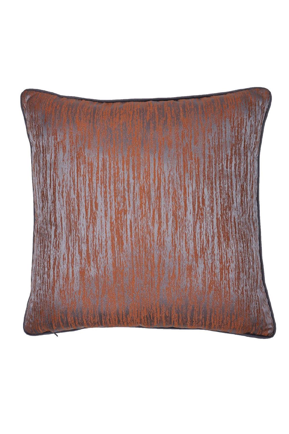 22 Maggio Istanbul-Diamante Taba Gri Üç Şerit Jakar Saten Yastık 50x50 cm-Yastık-2-Milagron.com