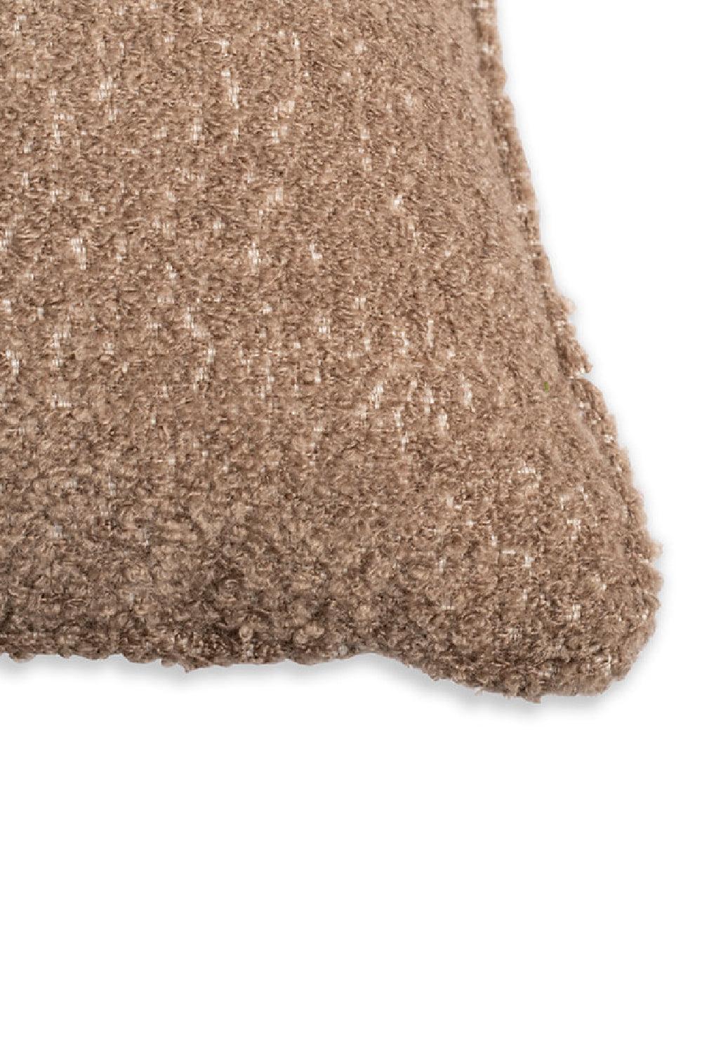 22 Maggio Istanbul-Noce Kahverengi Bukle Dikdörtgen Dekoratif Yastık 35x50 cm-Yastık-4-Milagron.com