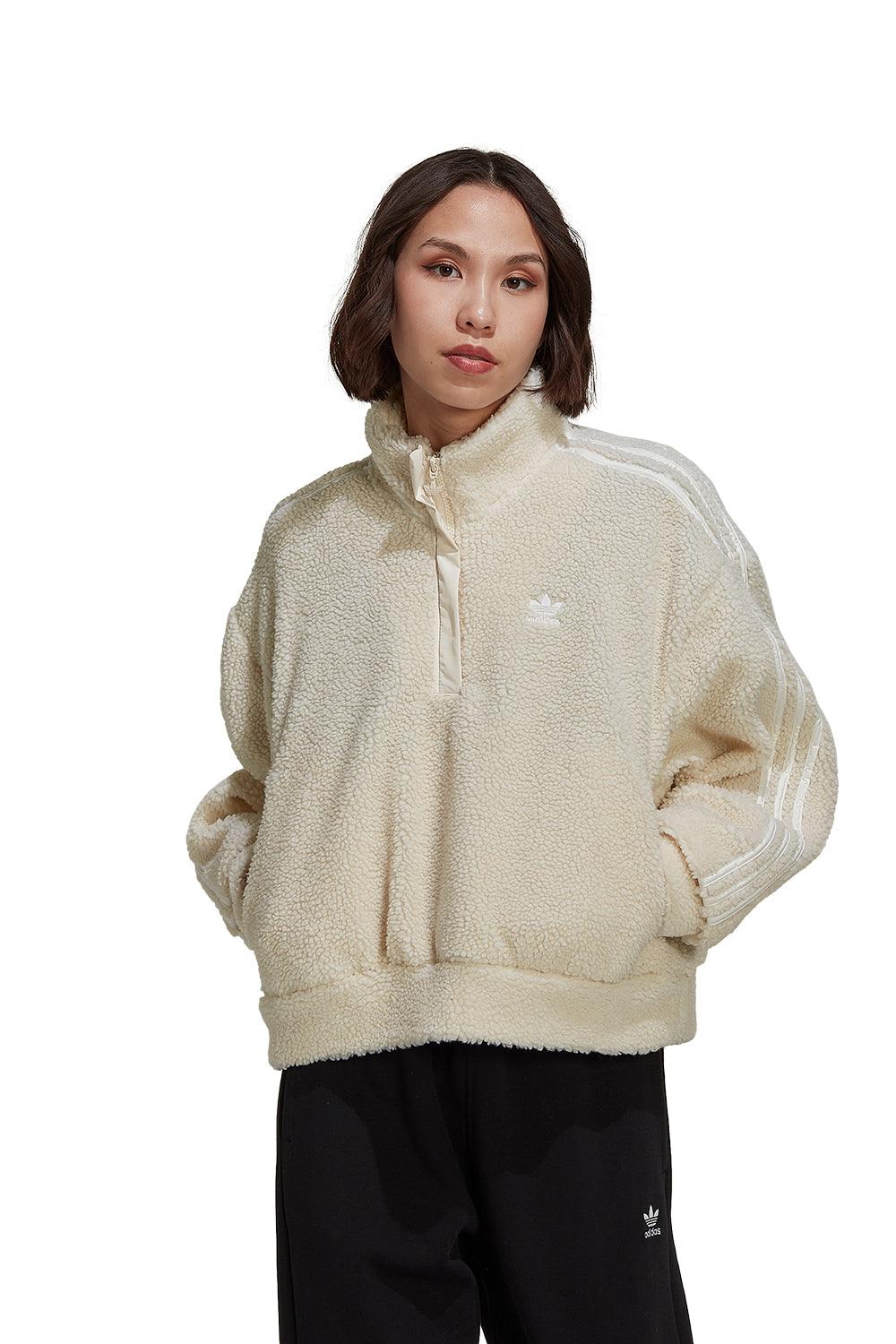 Adidas-Adicolor Classics Half Zip Fleece Sweatshirt-Sweatshirts & Hoodies-1-Milagron.com