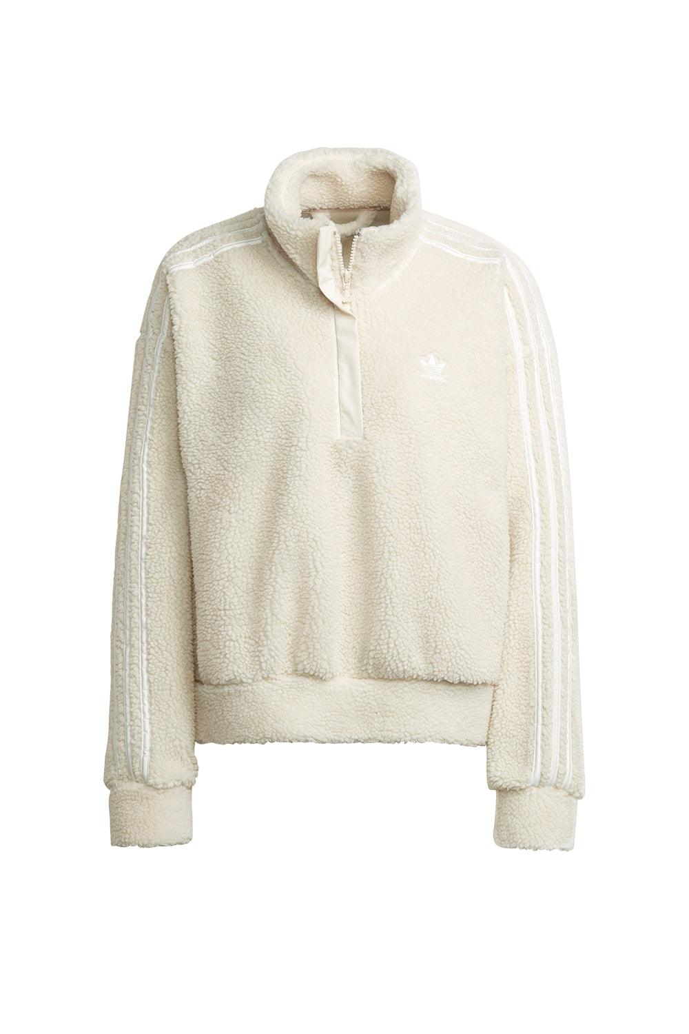 Adidas-Adicolor Classics Half Zip Fleece Sweatshirt-Sweatshirts & Hoodies-2-Milagron.com