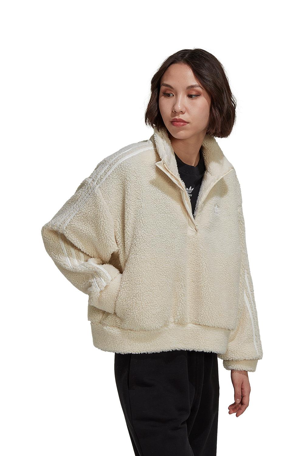 Adidas-Adicolor Classics Half Zip Fleece Sweatshirt-Sweatshirts & Hoodies-5-Milagron.com