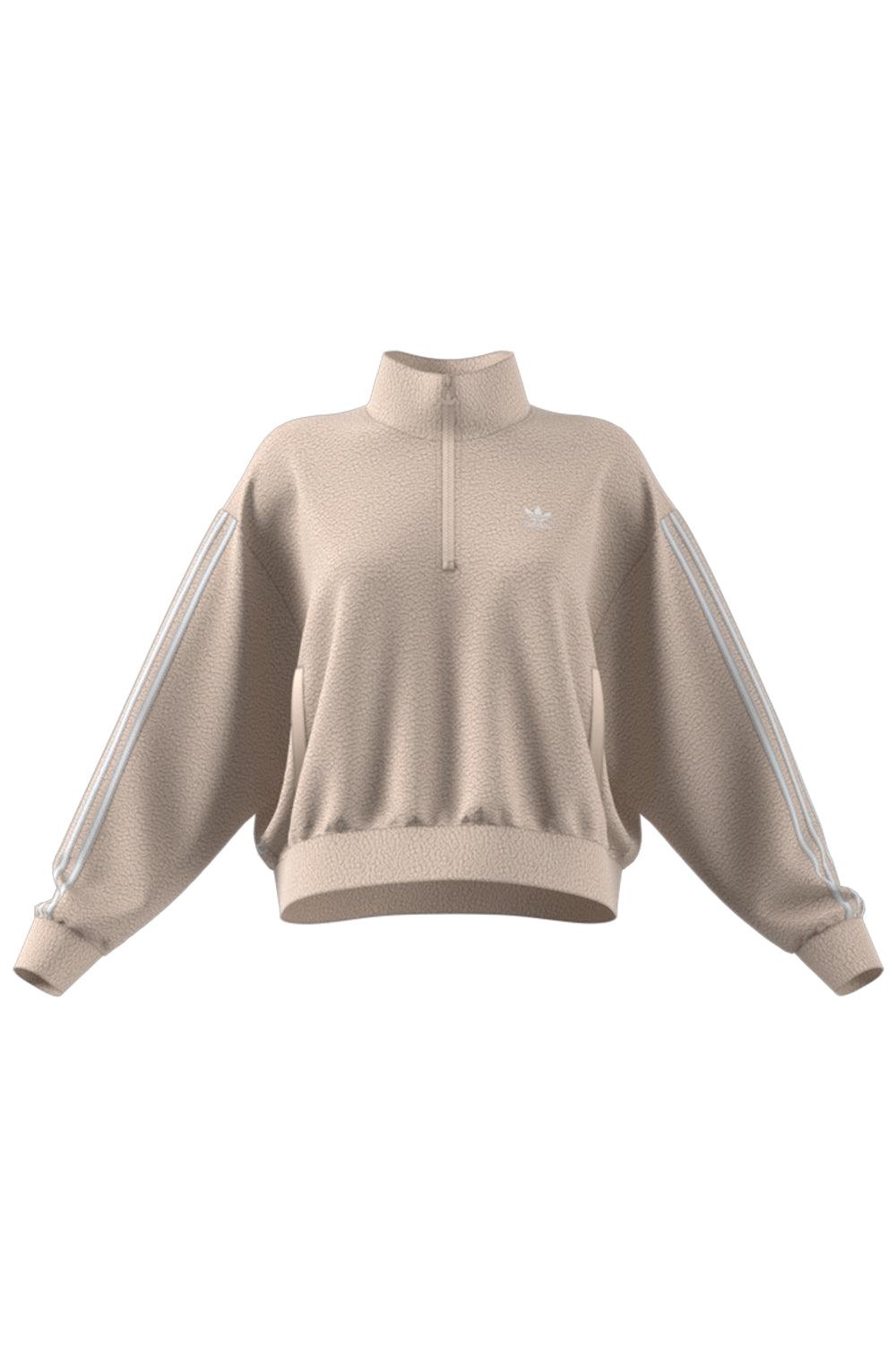 Adidas-Adicolor Classics Half Zip Fleece Sweatshirt-Sweatshirts & Hoodies-8-Milagron.com