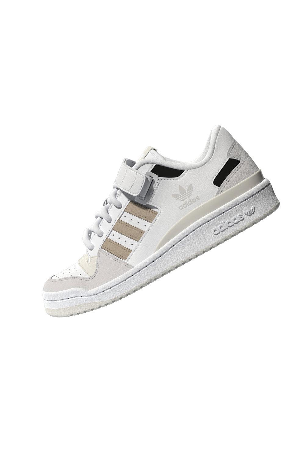 Adidas-Forum Low White/Magic Beige/Black-Sneakers-10-Milagron.com