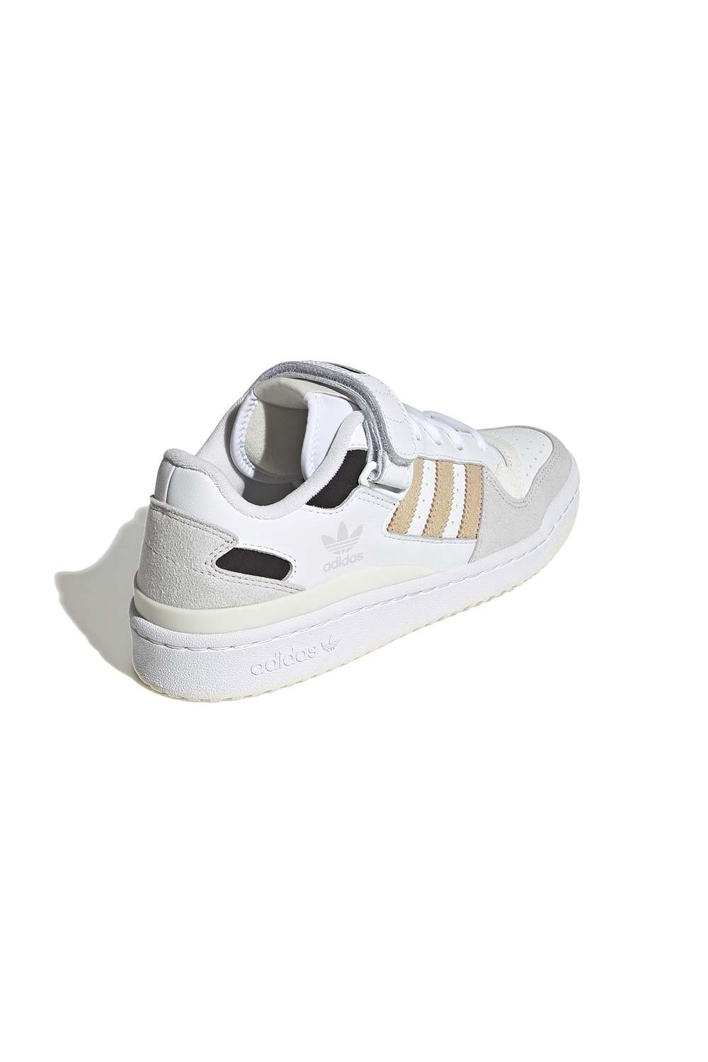 Adidas-Forum Low White/Magic Beige/Black-Sneakers-6-Milagron.com