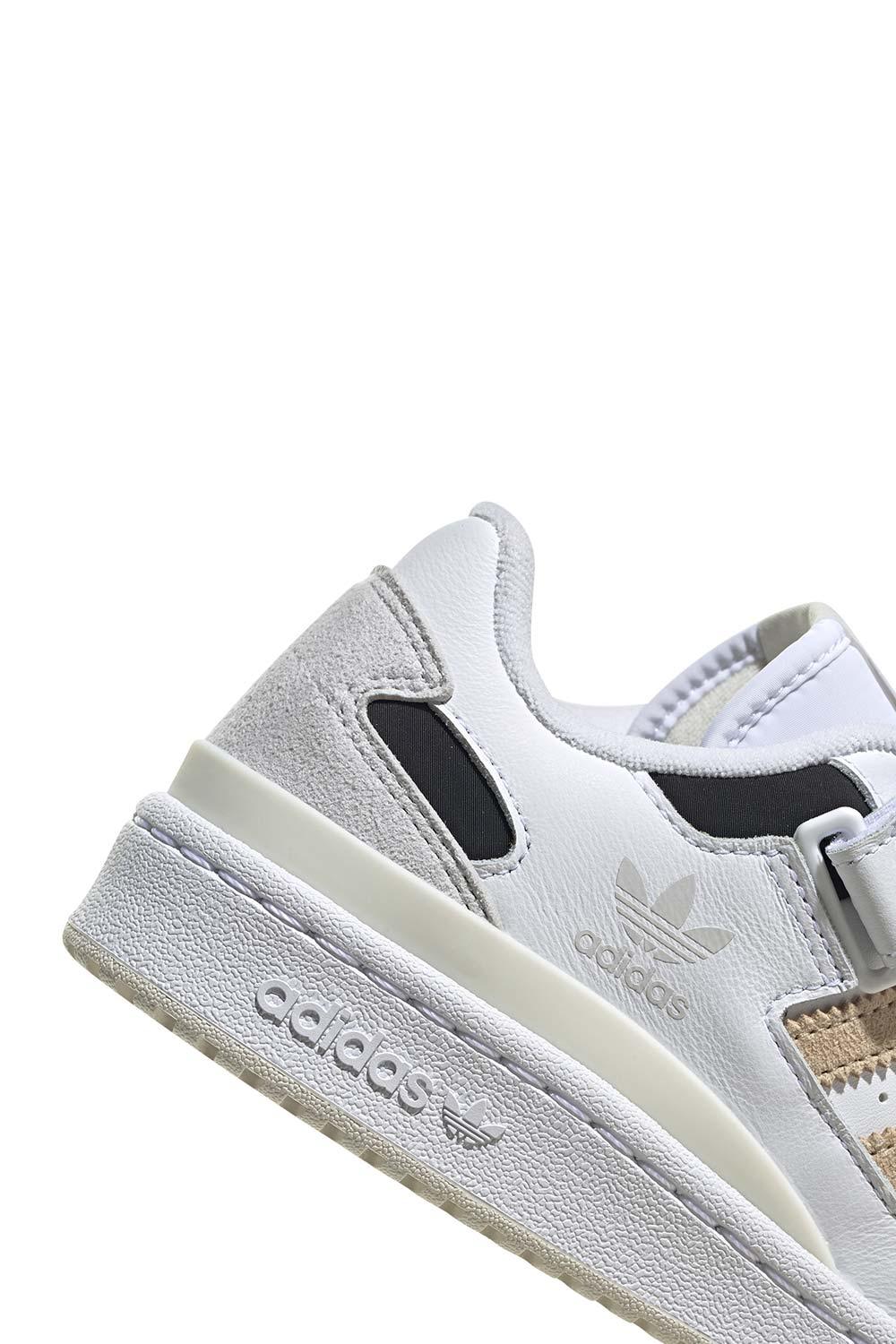 Adidas-Forum Low White/Magic Beige/Black-Sneakers-7-Milagron.com