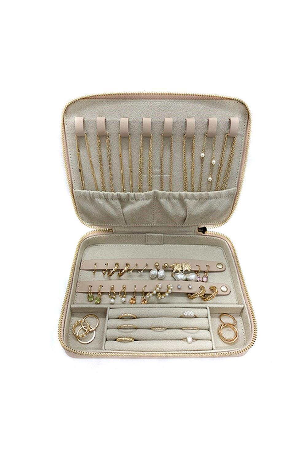 Aika Concept-Large Jewelry Bag Pudra-Takı Çantası-2-Milagron.com