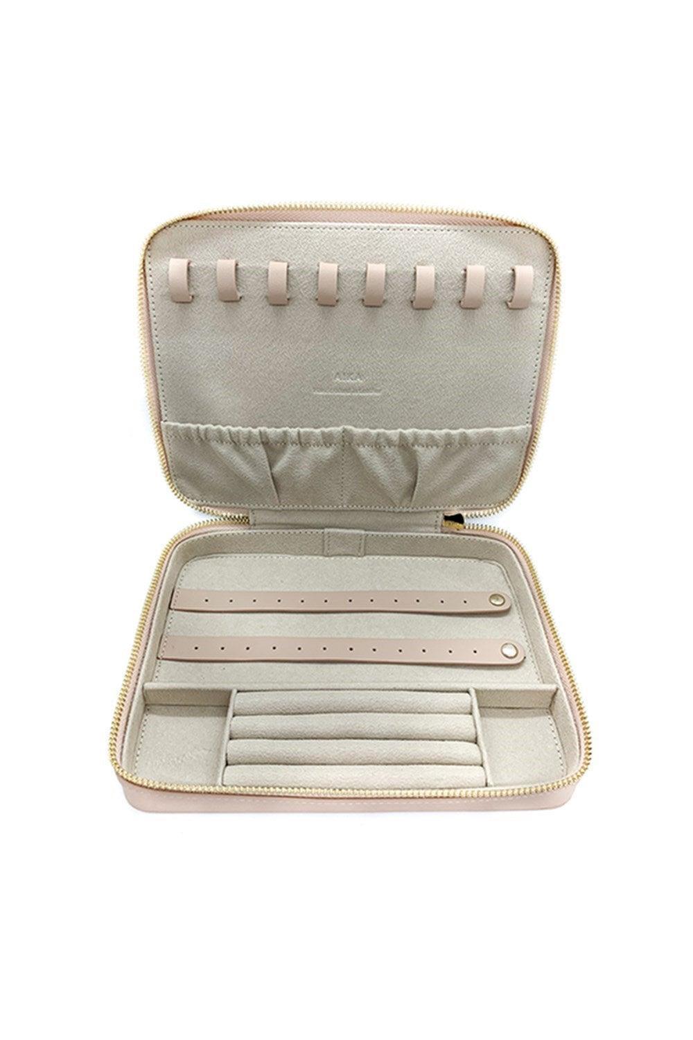 Aika Concept-Large Jewelry Bag Pudra-Takı Çantası-3-Milagron.com