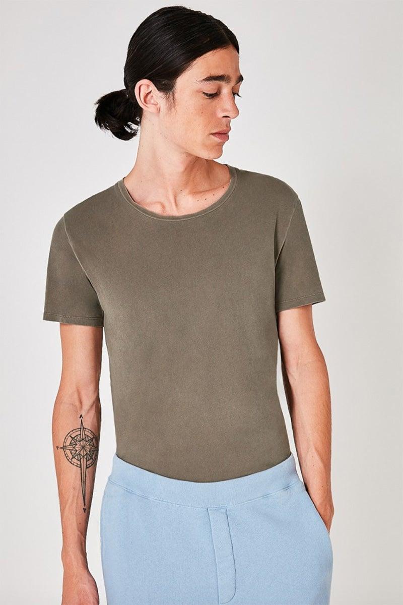 American Vintage-Vegiflower Taupe T-Shirt-T-Shirts-1-Milagron.com