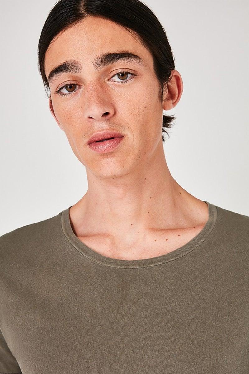 American Vintage-Vegiflower Taupe T-Shirt-T-Shirts-3-Milagron.com