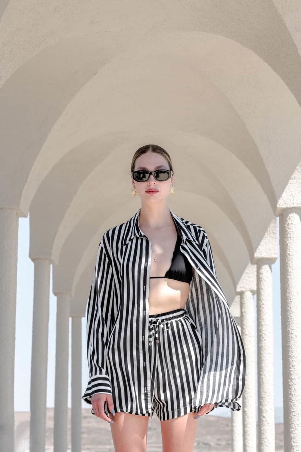 Antoa-Artemis Şort - Gömlek Takım-Alt - Üst Takım-4-Milagron.com