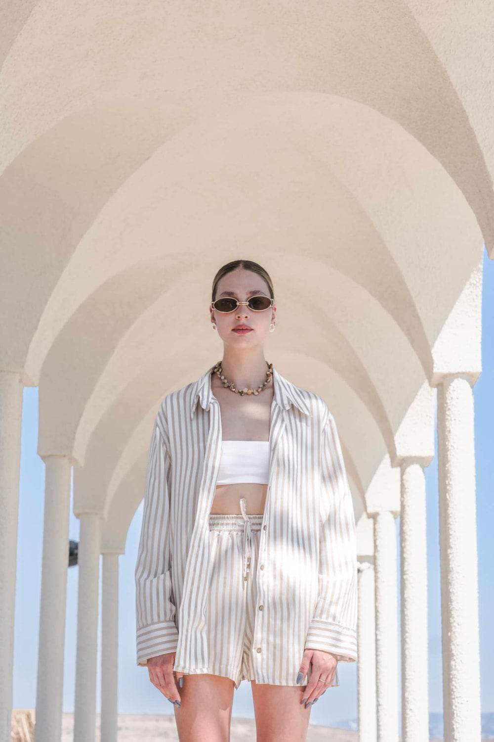 Antoa-Artemis Şort - Gömlek Takım-Alt - Üst Takım-4-Milagron.com