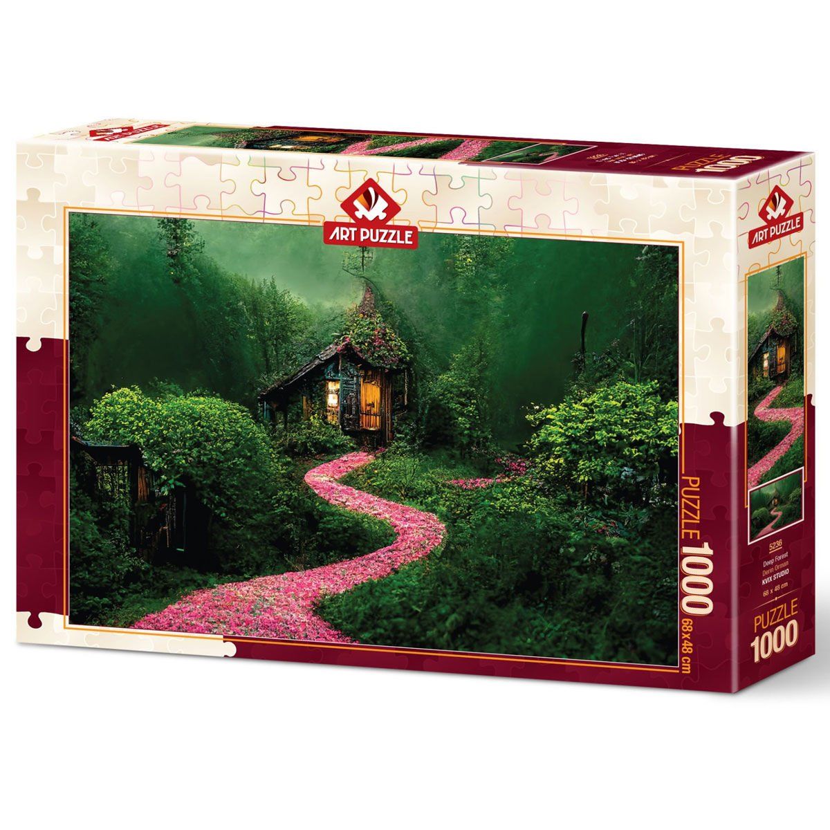 Art Puzzle-Derin Orman 1000 Parça-Puzzle-1-Milagron.com