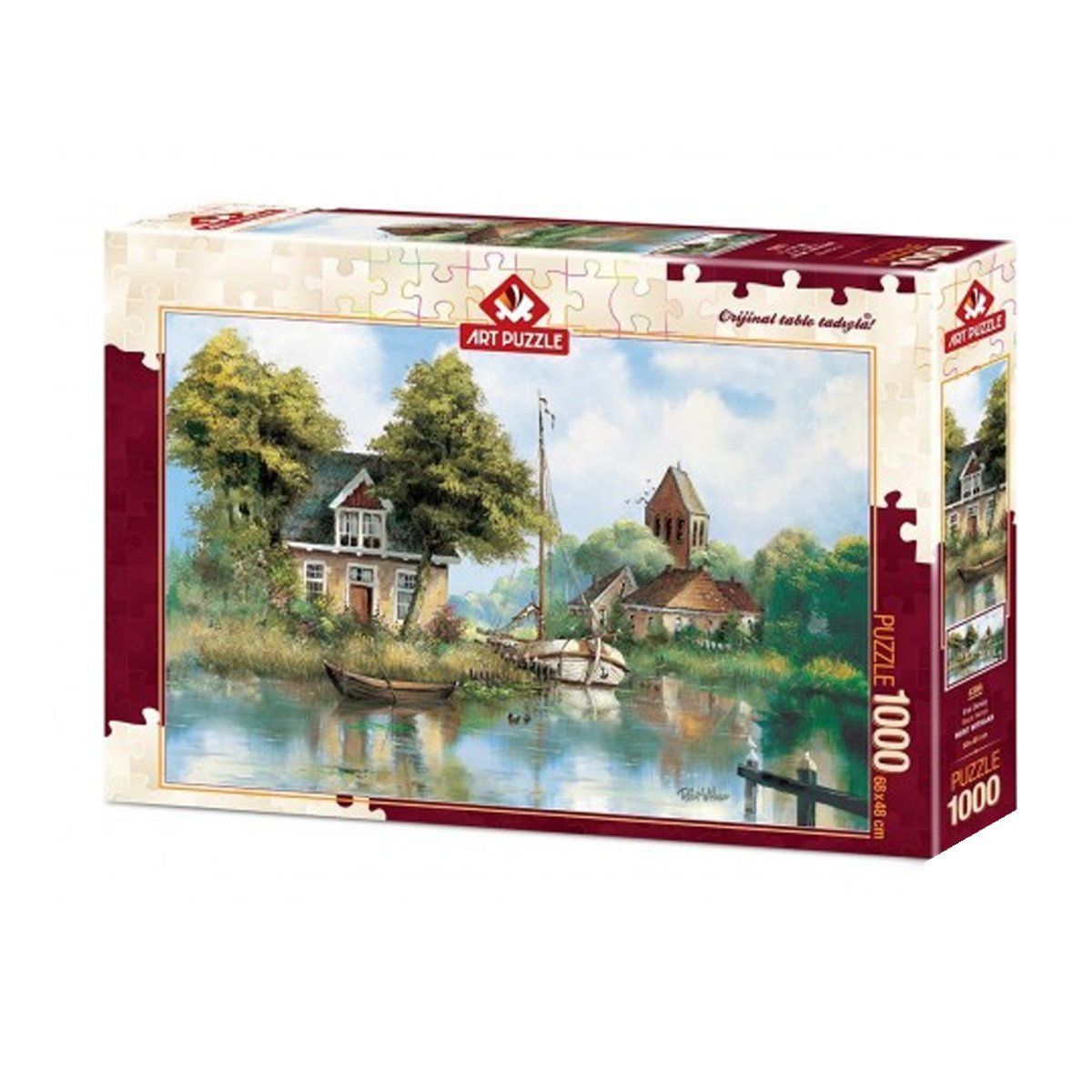 Art Puzzle-Eve Dönüş 1000 Parça Puzzle-Puzzle-1-Milagron.com