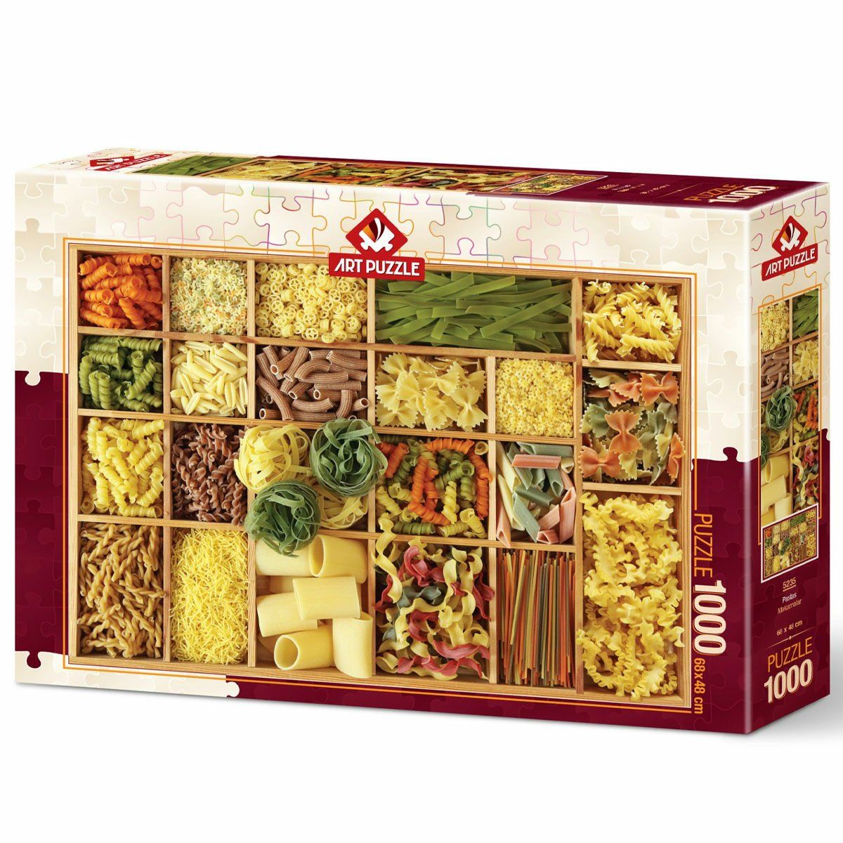 Art Puzzle-Makarnalar 1000 Parça-Puzzle-1-Milagron.com