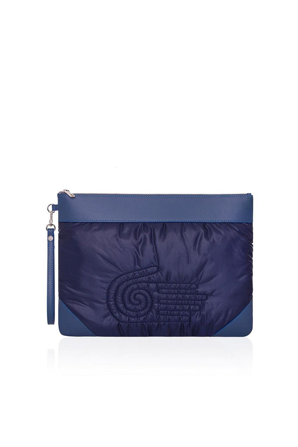 Atelier Melange-Şifalı El Pofidik El Çantası Lacivert-Clutch-1-Milagron.com