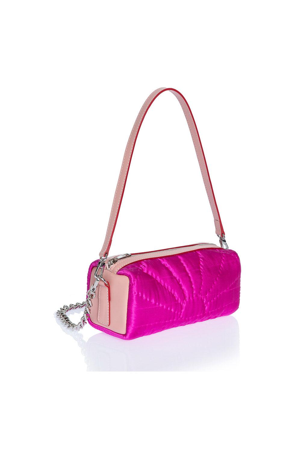 Atelier Melange-Şükran İpek Hurç Çanta Fuşya Pembe-Omuz Çantası-1-Milagron.com