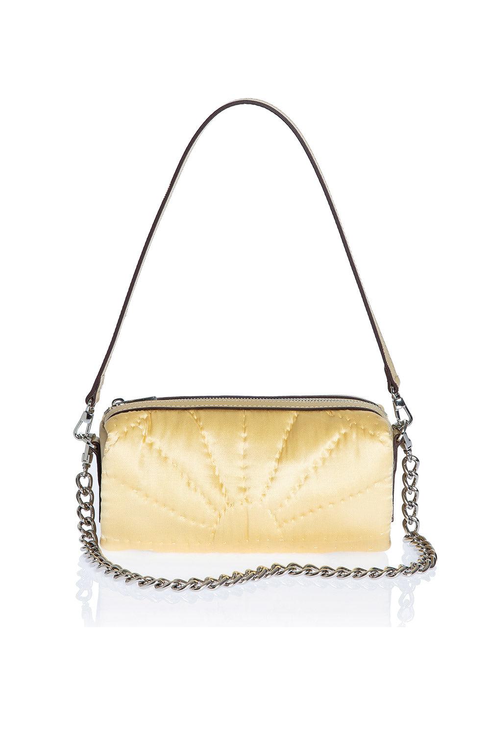 Atelier Melange-Şükran İpek Hurç Çanta Sarı-Omuz Çantası-2-Milagron.com