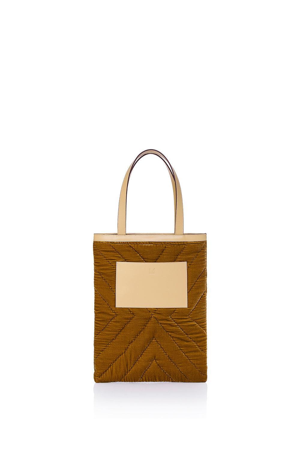 Atelier Melange-Şükran Omuz Çantası İpek Kadife Altın-Omuz Çantası-3-Milagron.com