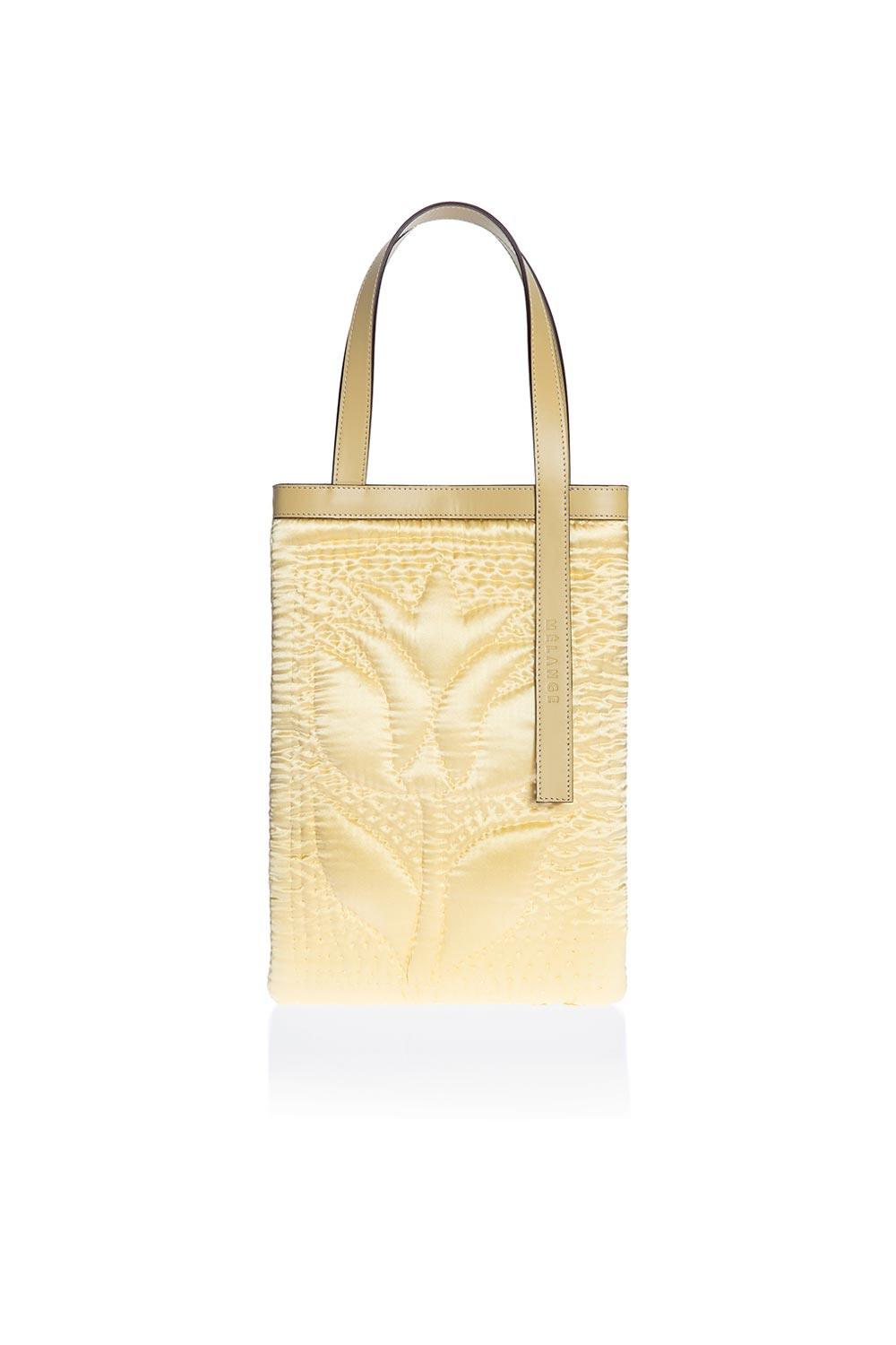 Atelier Melange-Şükran Omuz Çantası İpek Saten Sarı-Omuz Çantası-2-Milagron.com