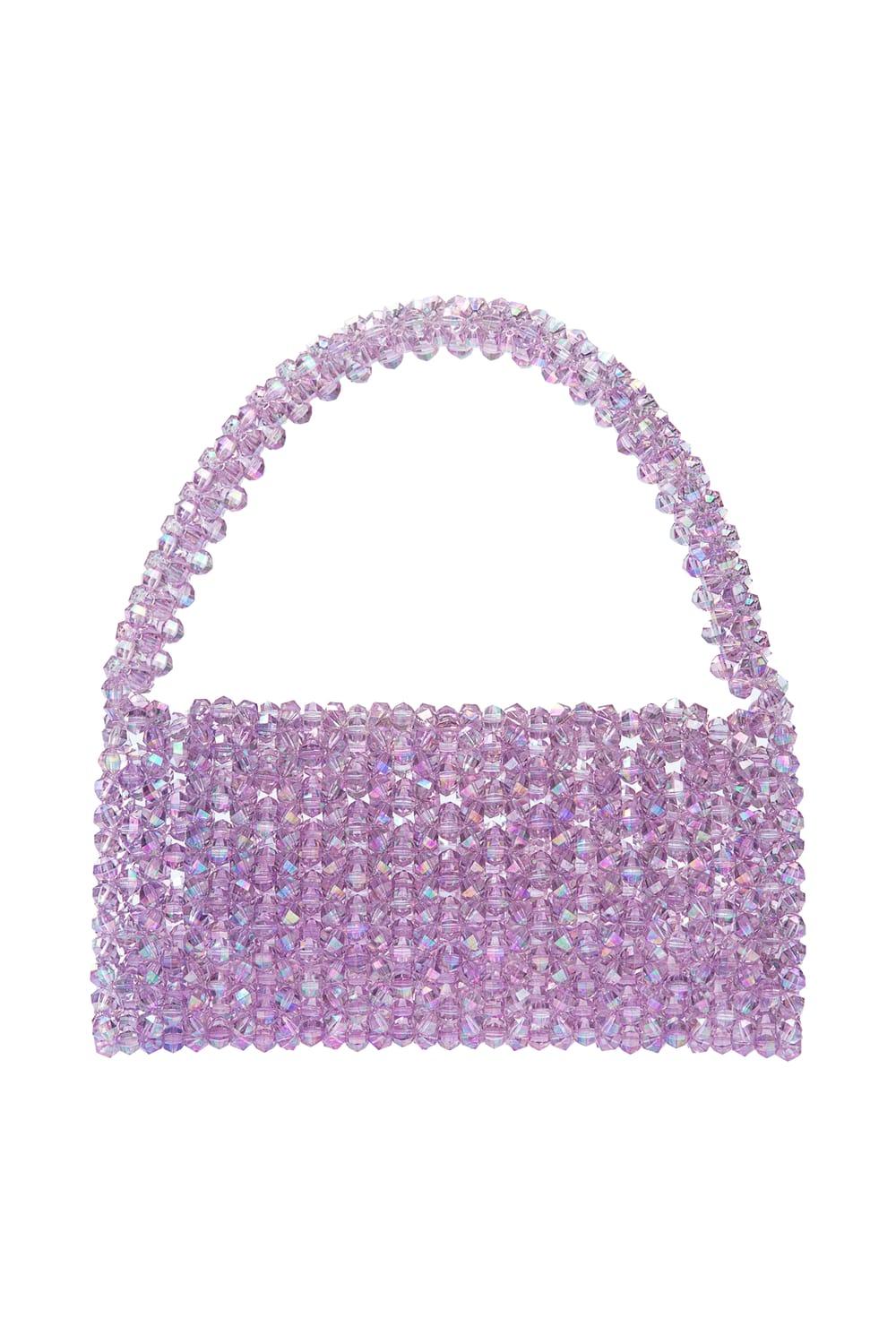 Ava Villain-Bite Boncuk Çanta Mor-El Çantası-2-Milagron.com