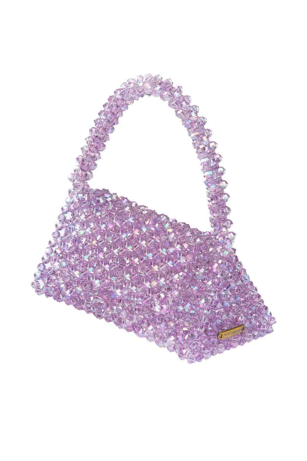 Ava Villain-Bite Boncuk Çanta Mor-El Çantası-3-Milagron.com