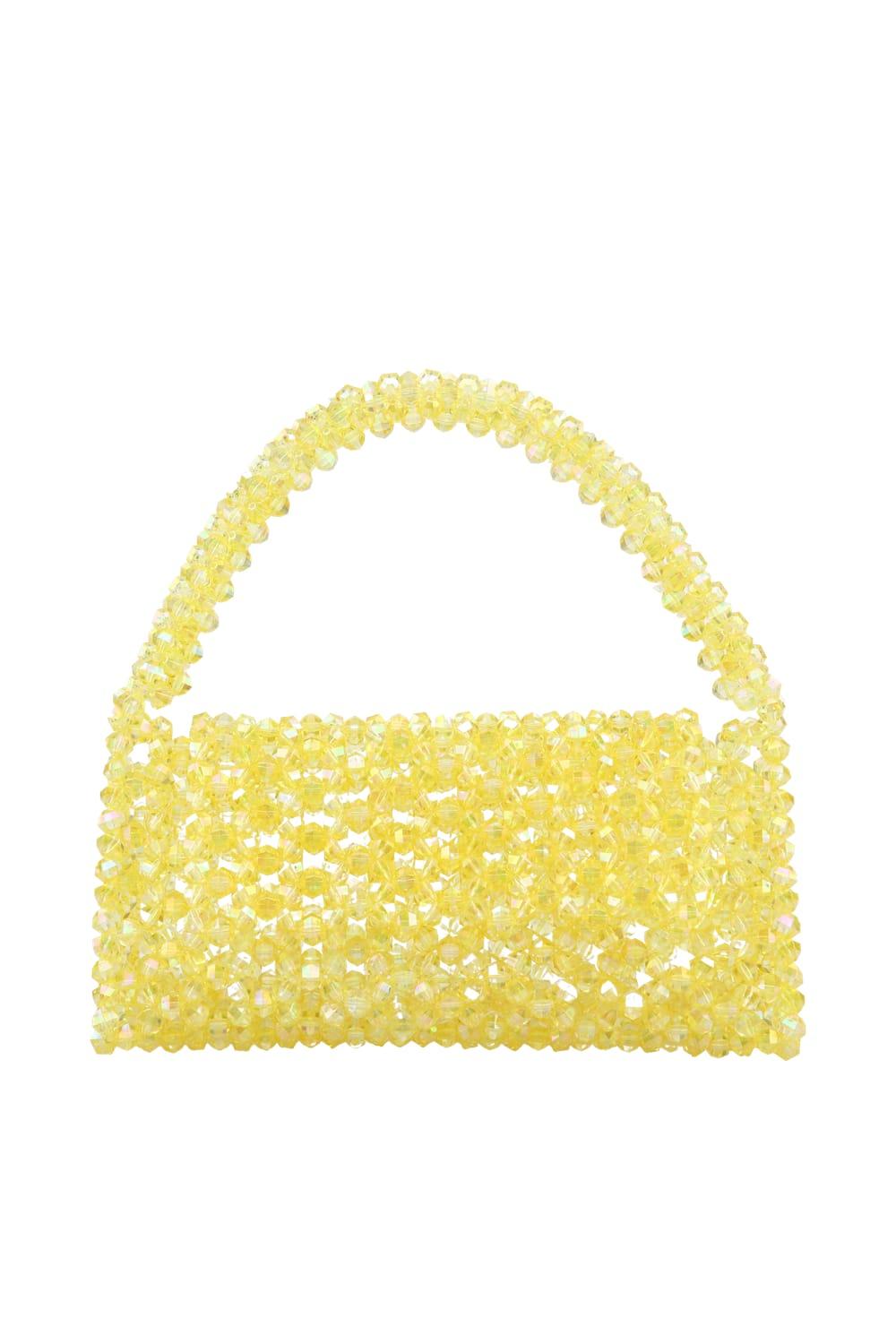 Ava Villain-Bite Boncuk Çanta Sarı-Omuz Çantası-1-Milagron.com