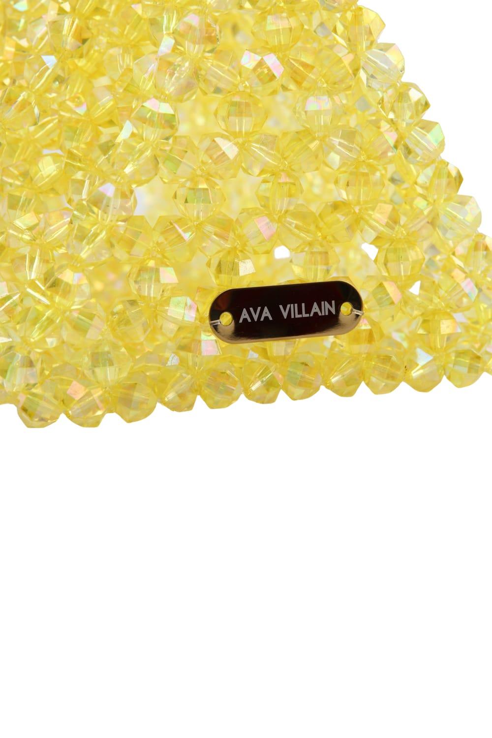 Ava Villain-Bite Boncuk Çanta Sarı-Omuz Çantası-6-Milagron.com