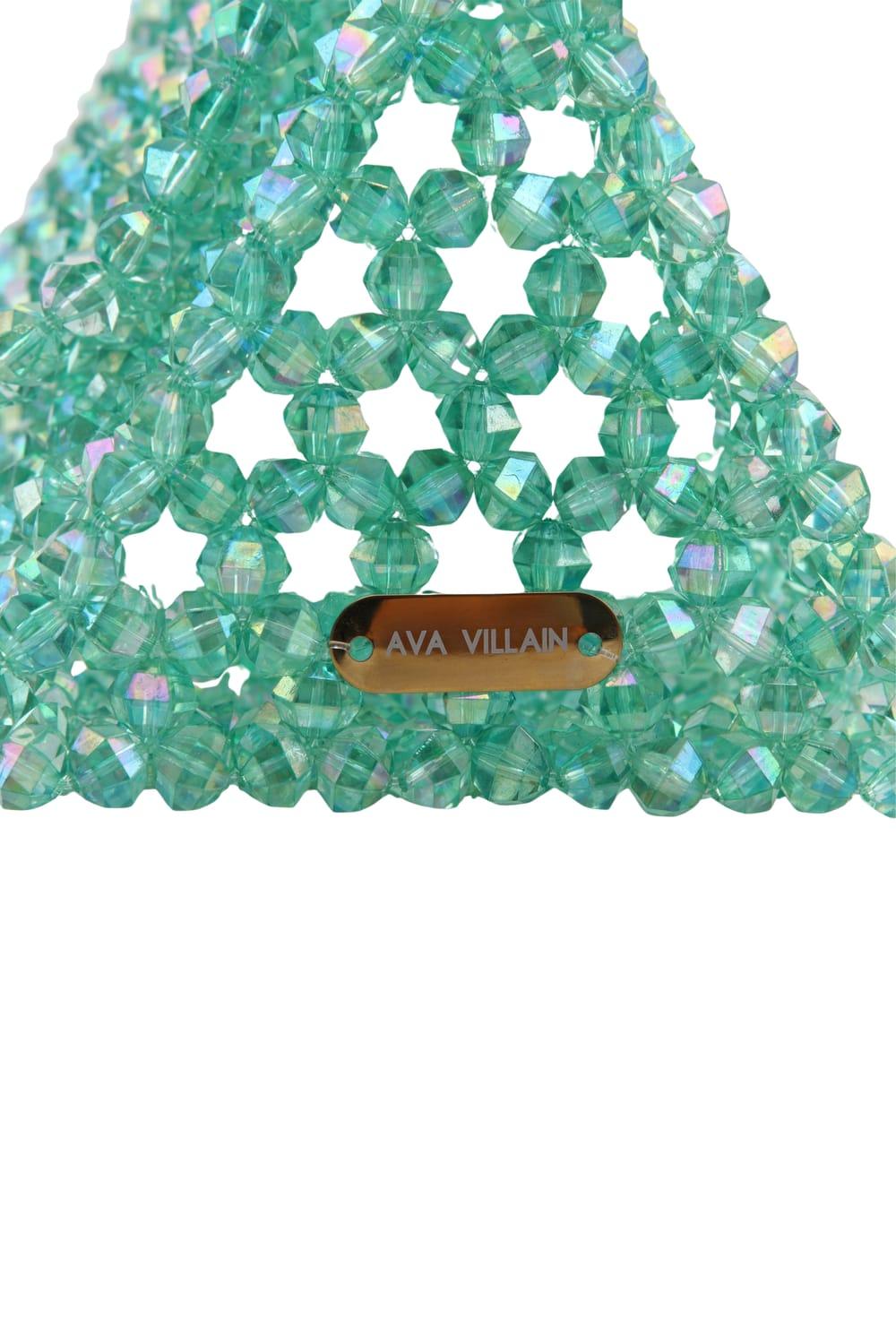 Ava Villain-Bite Boncuk Çanta Yeşil-El Çantası-6-Milagron.com