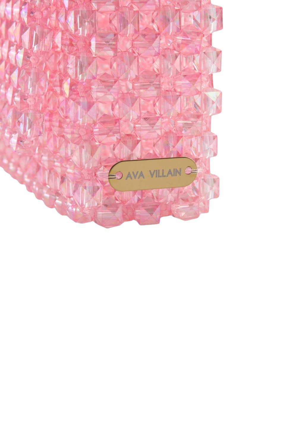 Ava Villain-Gleam Boncuk Çanta Pembe-El Çantası-5-Milagron.com