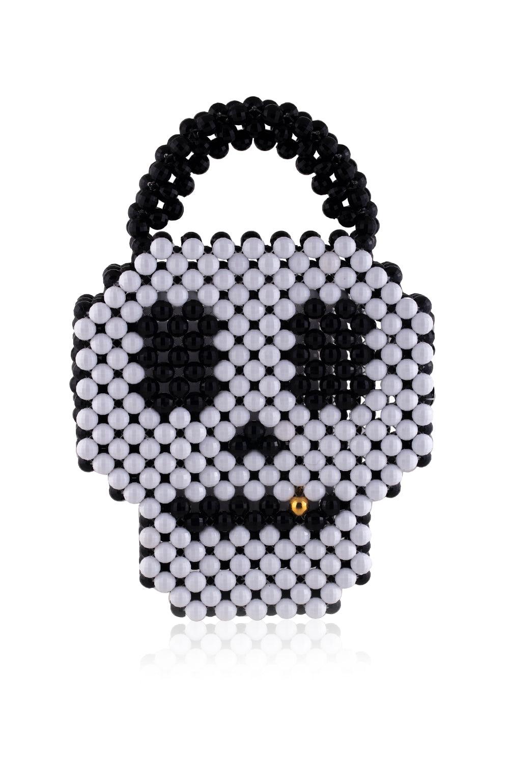 Ava Villain-The End Kurukafa Boncuk Çanta-El Çantası-1-Milagron.com