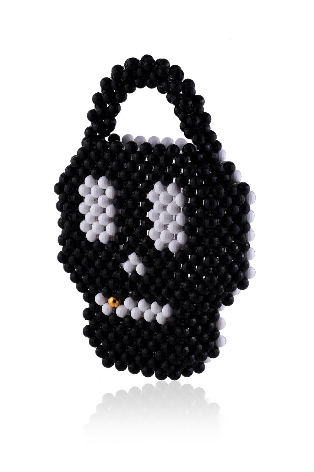 Ava Villain-The End Kurukafa Boncuk Çanta-El Çantası-2-Milagron.com