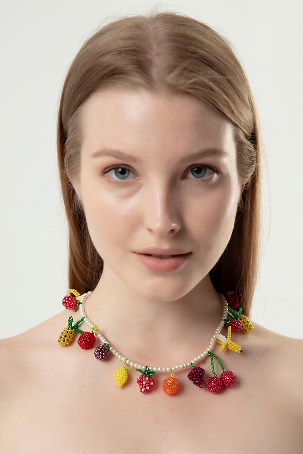 Ava Villain-Tutti Frutti Kolye-Kolye-1-Milagron.com