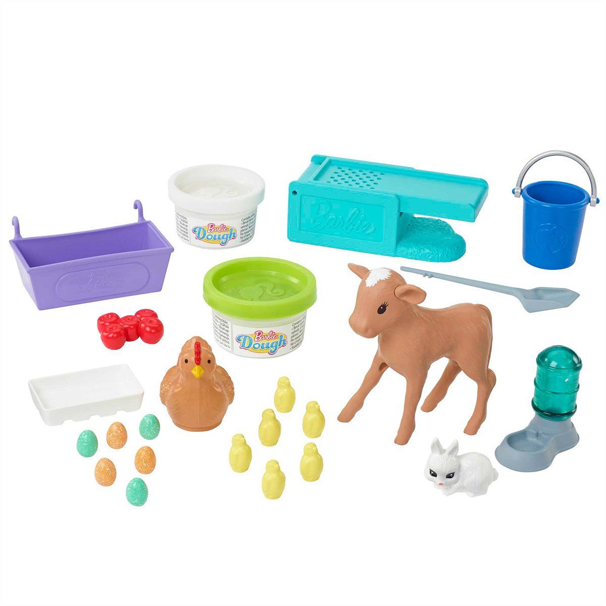 Barbie-Barbie Eğlenceli Çiftlik Hayatı Oyun Seti-Oyun Hamurları ve Setleri-3-Milagron.com