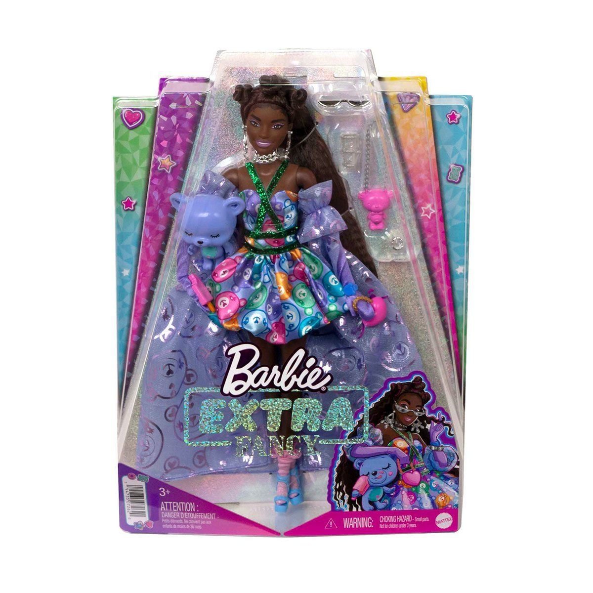 Barbie-Barbie Extra Fancy Mor Kostümlü Bebek-Biriktirilebilir Oyuncaklar ve Setleri-1-Milagron.com