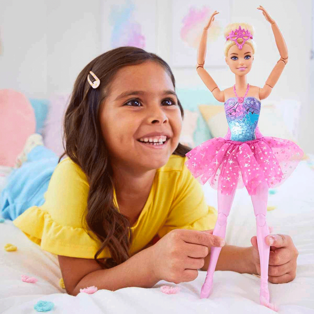 Barbie-Barbie Işıltılı Balerin Bebek-Biriktirilebilir Oyuncaklar ve Setleri-2-Milagron.com