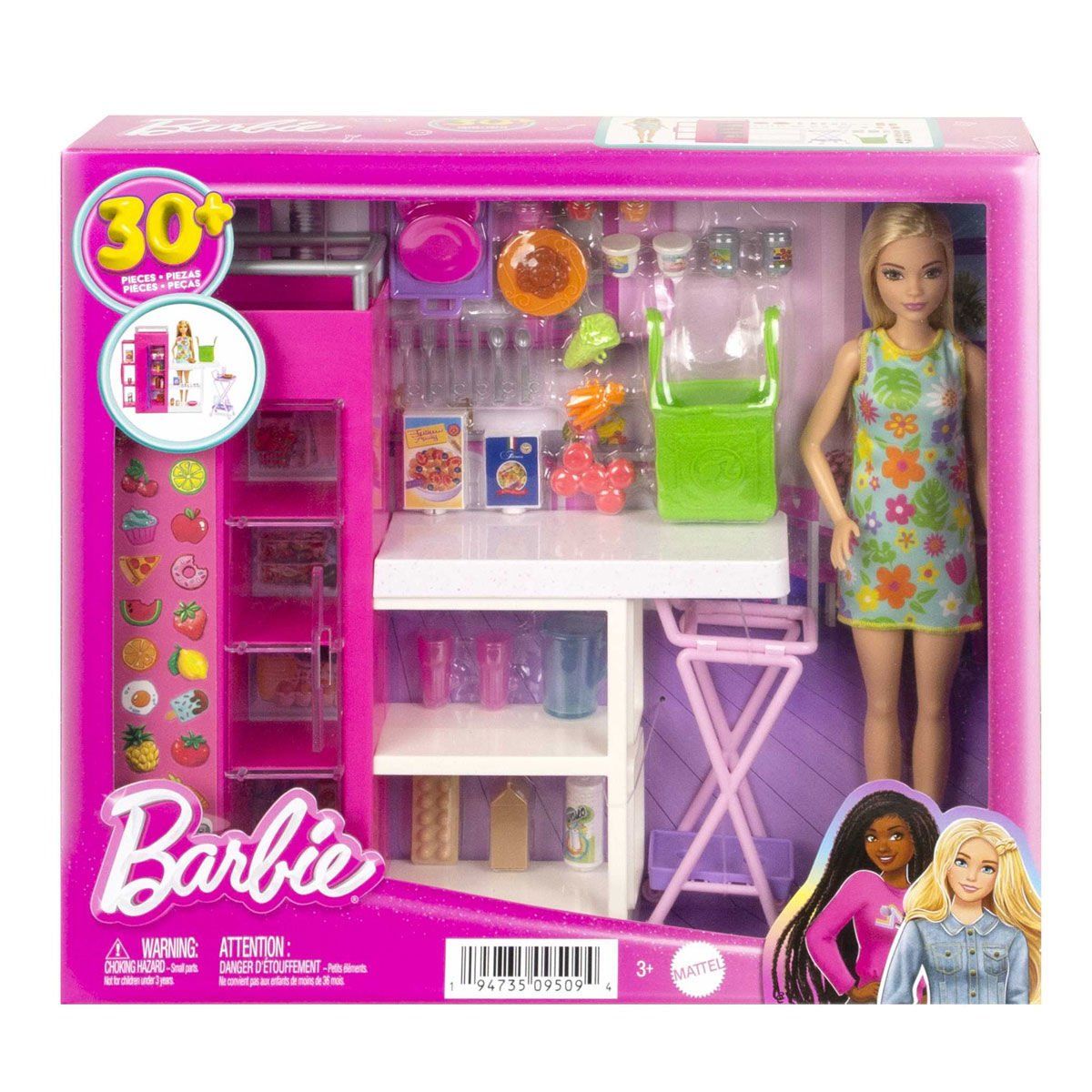 Barbie-Barbie Mini Büfe Oyun Seti-Biriktirilebilir Oyuncaklar ve Setleri-1-Milagron.com