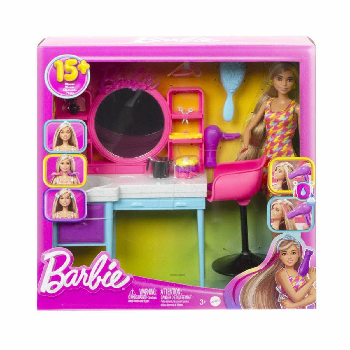 Barbie-Barbie Muhteşem Kuaför Oyun Seti-Biriktirilebilir Oyuncaklar ve Setleri-1-Milagron.com