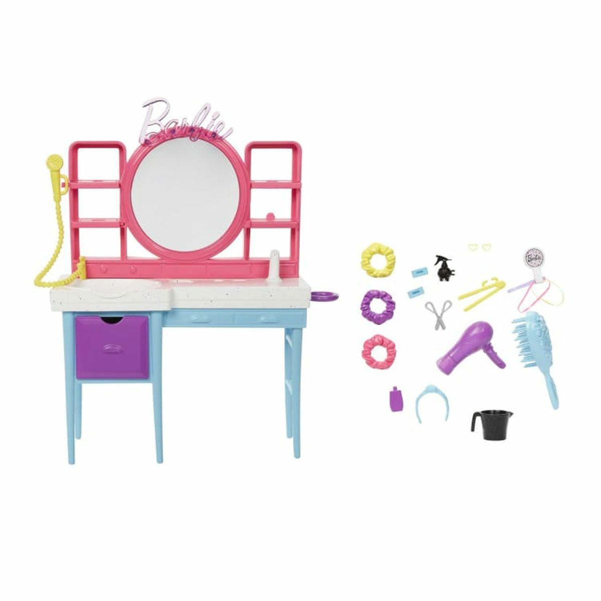 Barbie-Barbie Muhteşem Kuaför Oyun Seti-Biriktirilebilir Oyuncaklar ve Setleri-7-Milagron.com