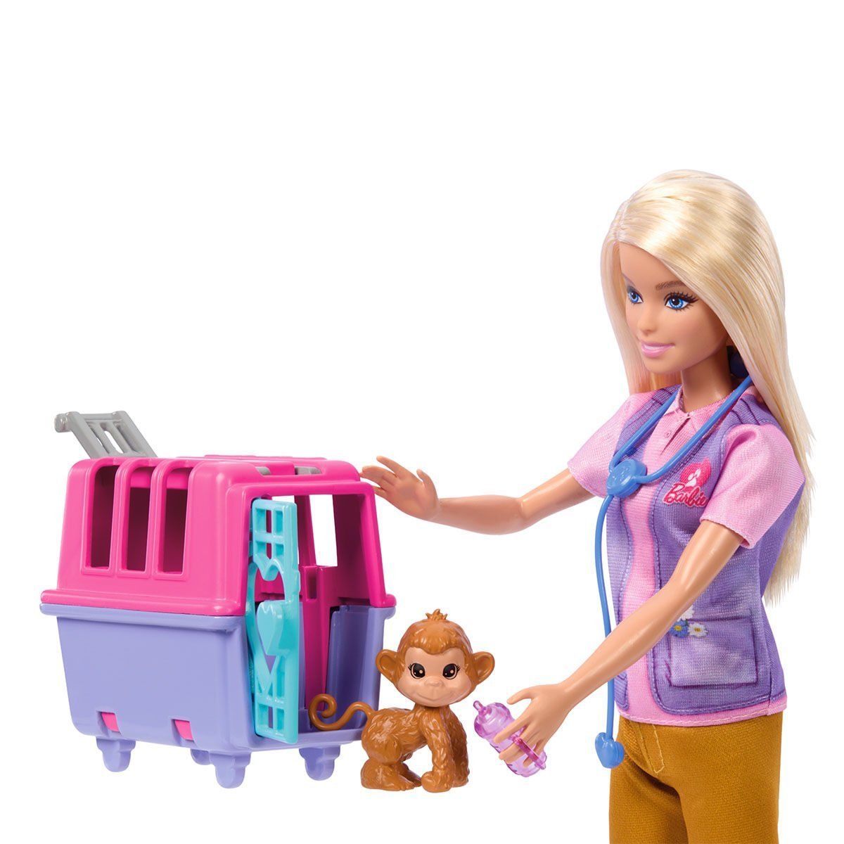 Barbie-Barbie Veteriner Mini Oyun Seti-Biriktirilebilir Oyuncaklar ve Setleri-3-Milagron.com