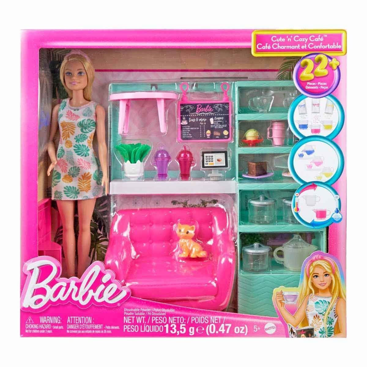 Barbie-Barbienin Çay Saati Oyun Seti-Biriktirilebilir Oyuncaklar ve Setleri-1-Milagron.com