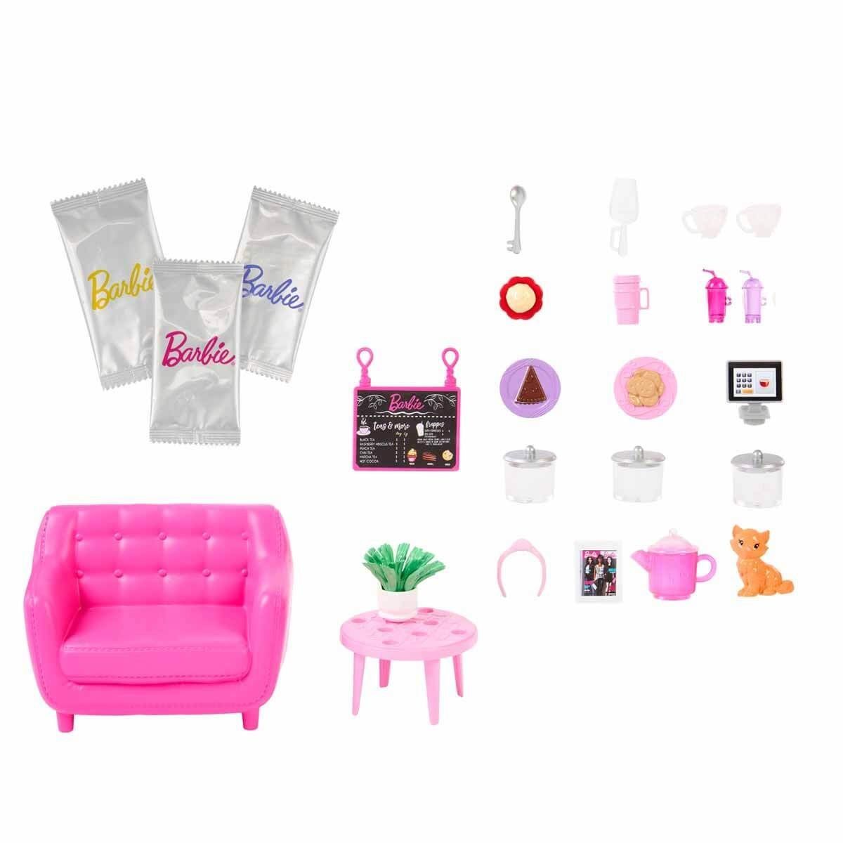 Barbie-Barbienin Çay Saati Oyun Seti-Biriktirilebilir Oyuncaklar ve Setleri-3-Milagron.com