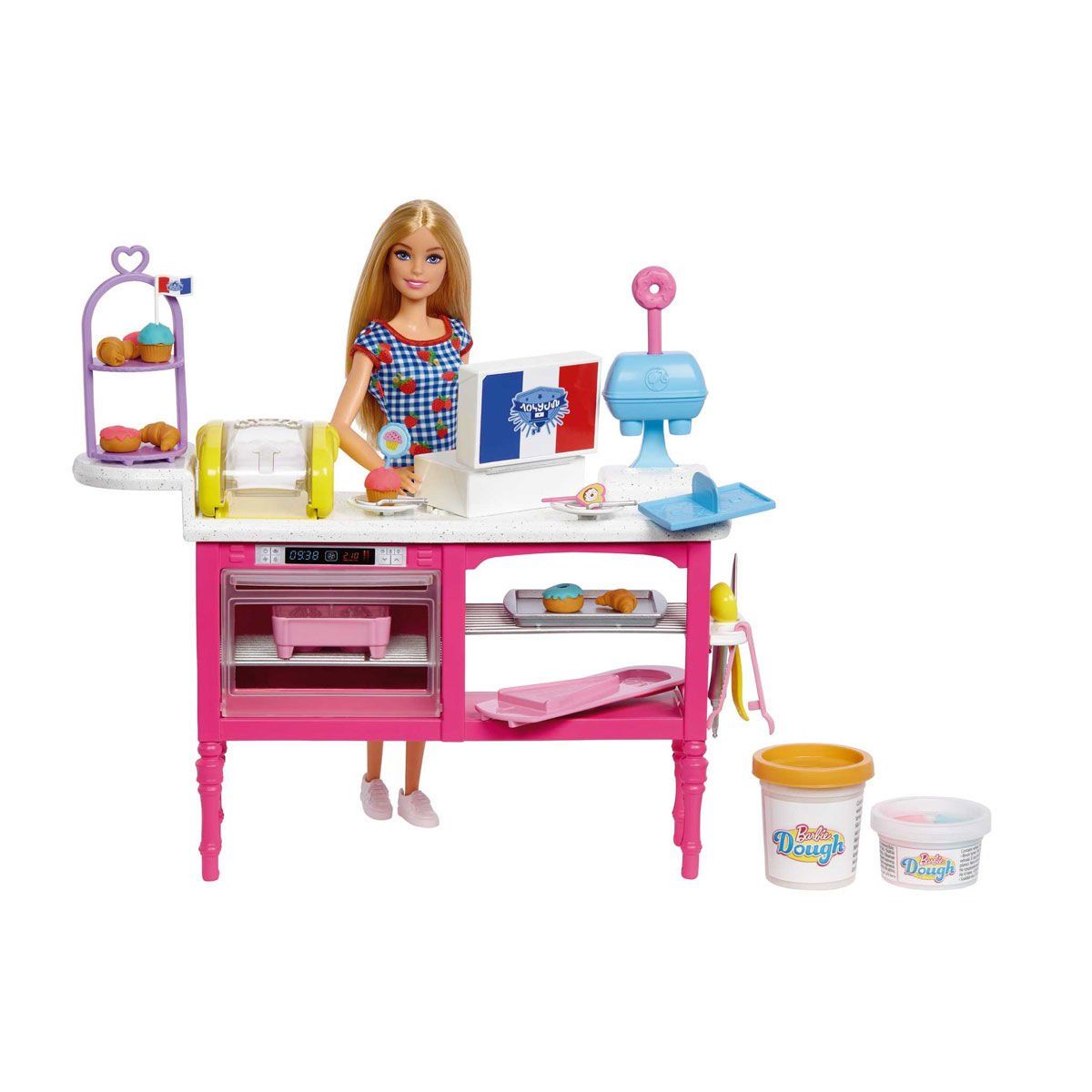 Barbie-Barbienin Eğlenceli Kafesi Oyun Seti-Oyun Hamurları ve Setleri-3-Milagron.com