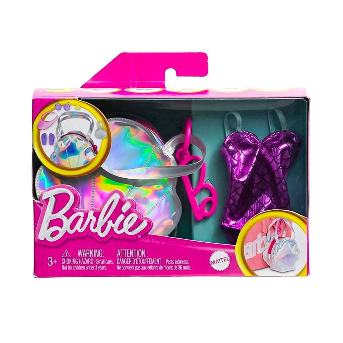Barbie-Barbie'nin Mini Çanta Aksesuarları-Biriktirilebilir Oyuncaklar ve Setleri-1-Milagron.com
