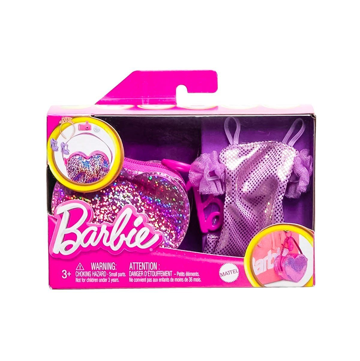Barbie-Barbie'nin Mini Çanta Aksesuarları-Biriktirilebilir Oyuncaklar ve Setleri-5-Milagron.com