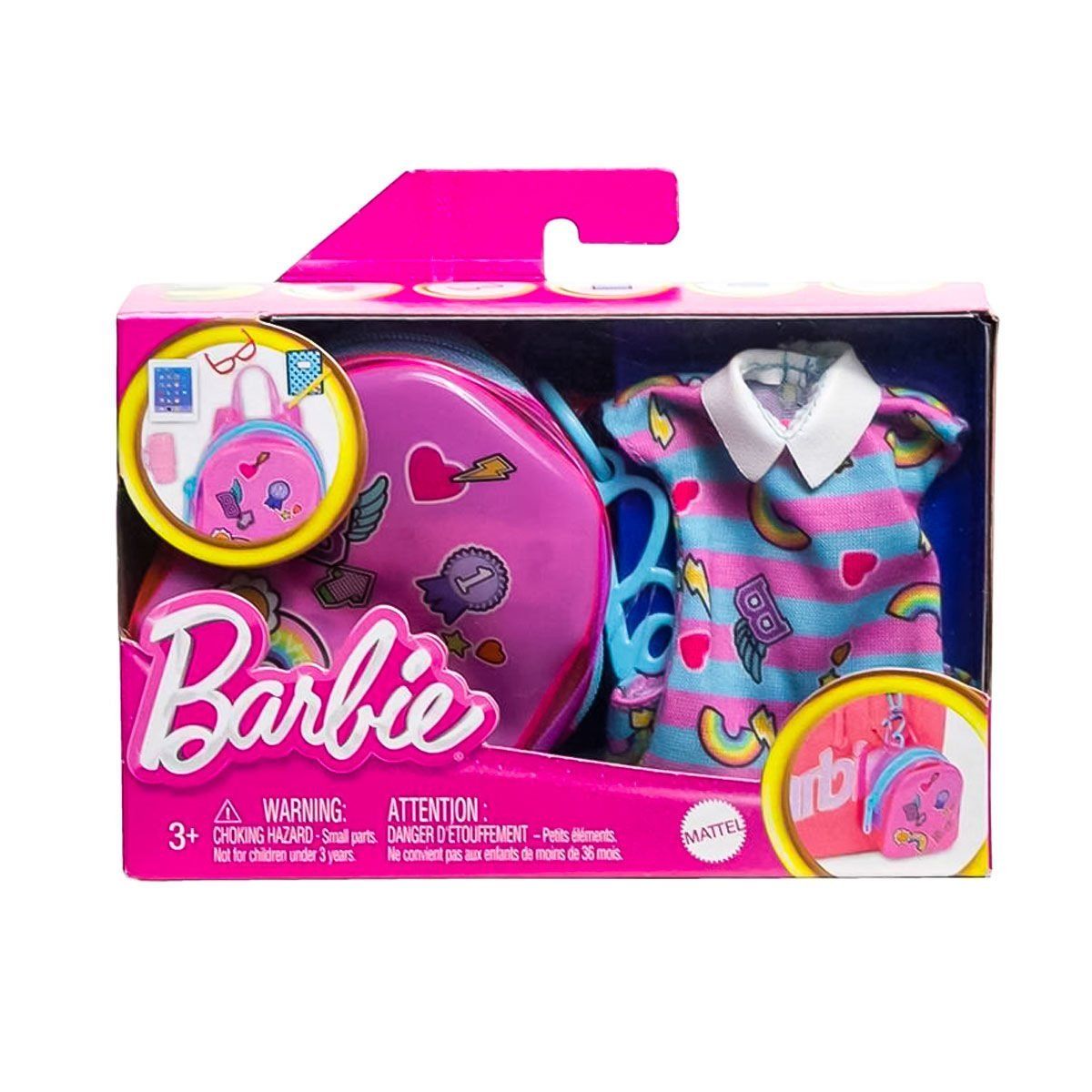 Barbie-Barbie'nin Mini Çanta Aksesuarları-Biriktirilebilir Oyuncaklar ve Setleri-7-Milagron.com