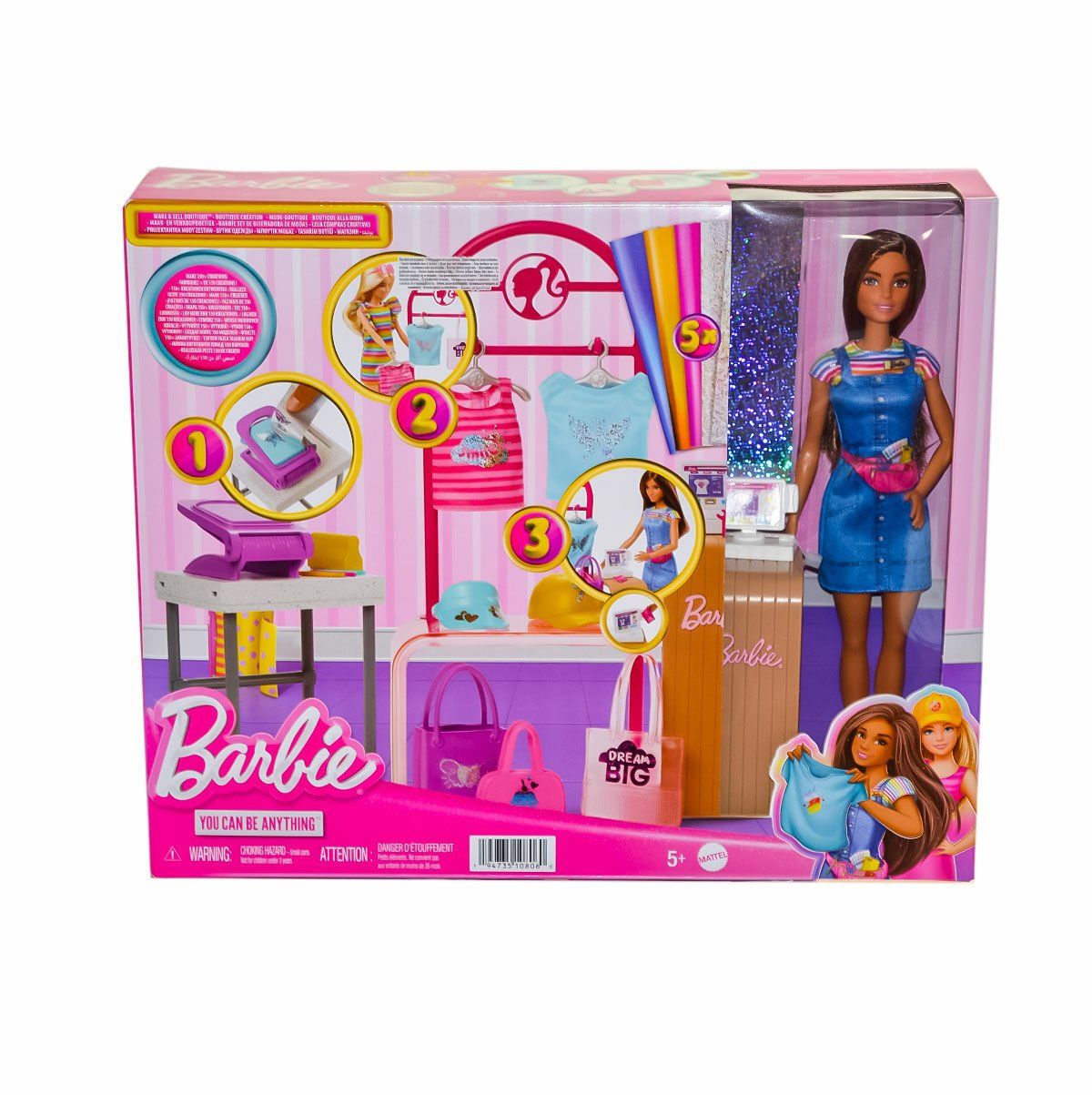 Barbie-Barbie'nin Tasarım Butiği-Biriktirilebilir Oyuncaklar ve Setleri-1-Milagron.com